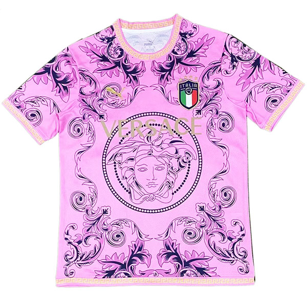 Italy maglia in edizione speciale divisa rosa da calcio maglia da calcio da uomo top maglia sportiva 2023
